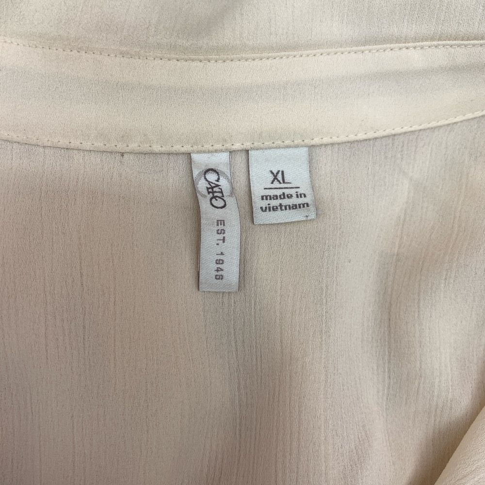 Cato Cream Blouse XL